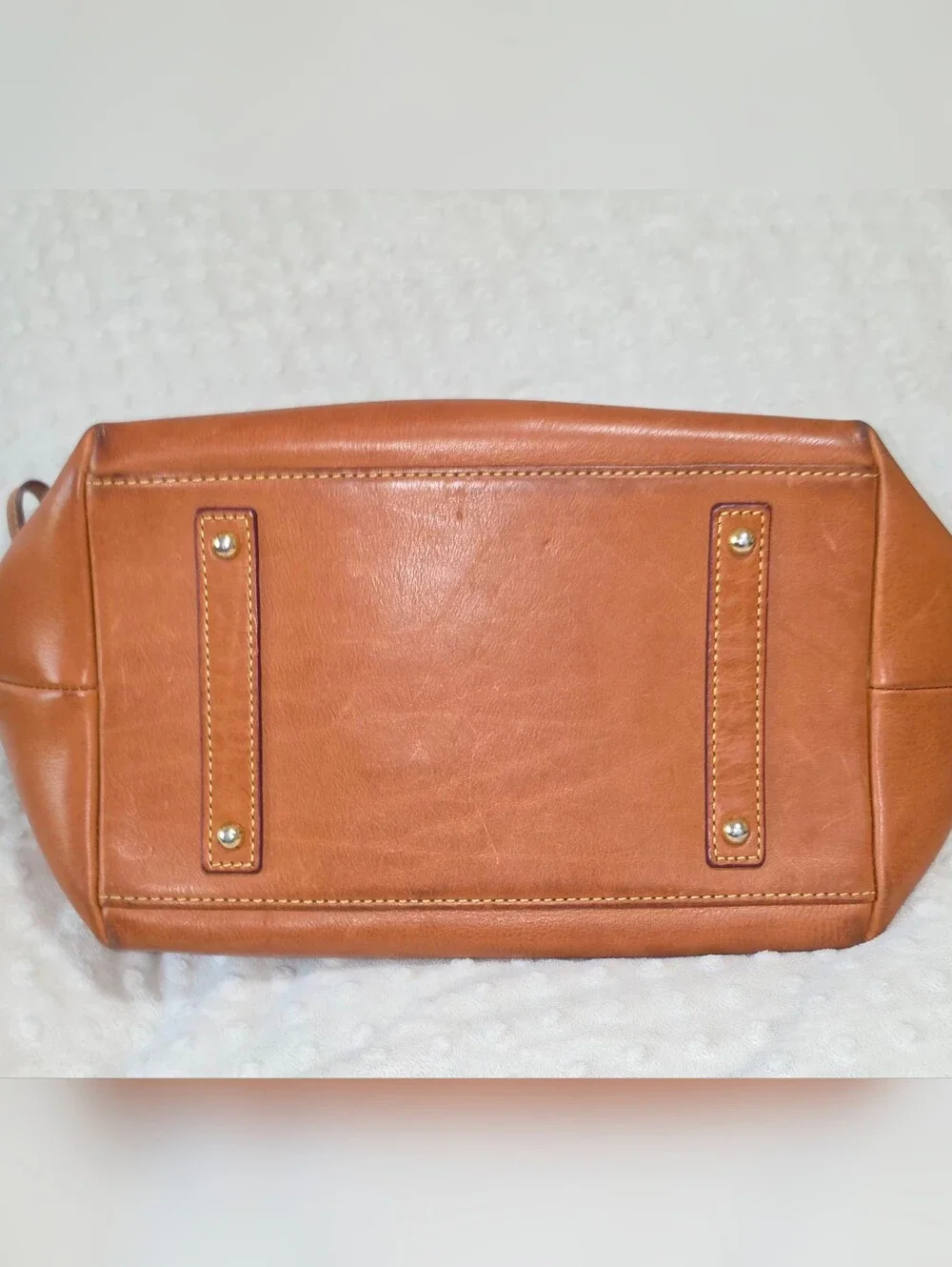 Dooney & Bourke Florentine Leather Buckley Bag ~ Natural Color *EUC - Picture 7 of 7